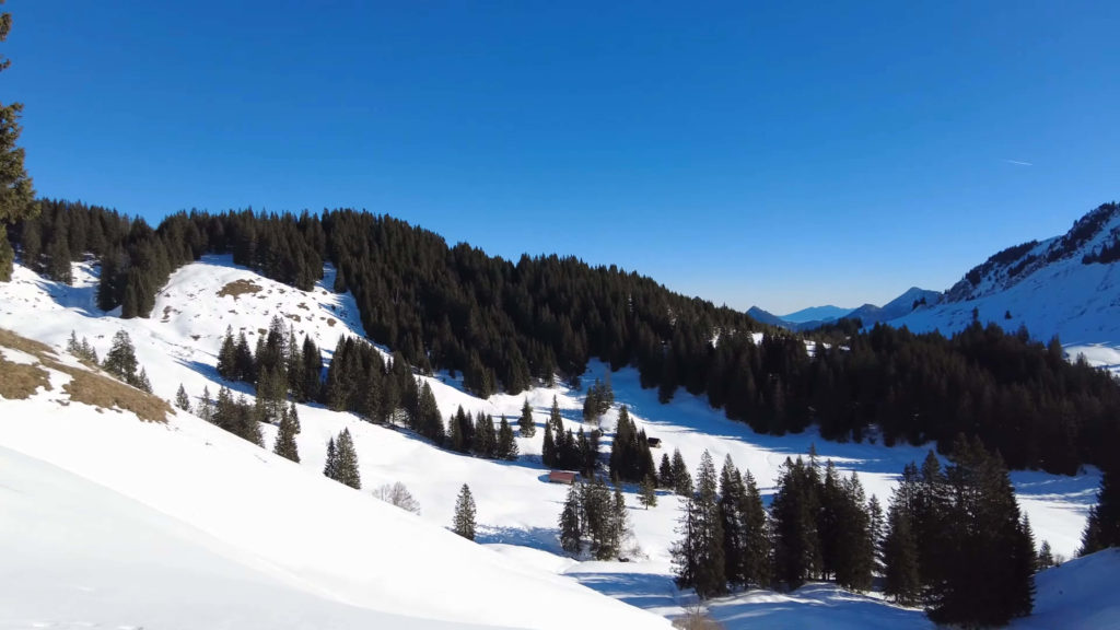 Tiefenbacher Eck: Schneeschuhwandern im Allgäu
